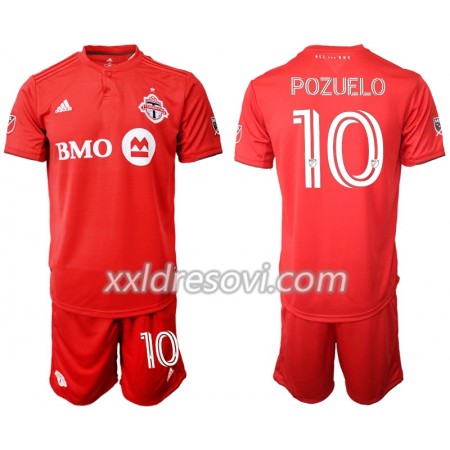 Toronto FC Pozuelo 10 Domaći Dječji Komplet Dresovi za Nogomet 2020-2021 (+ kratke hlače)